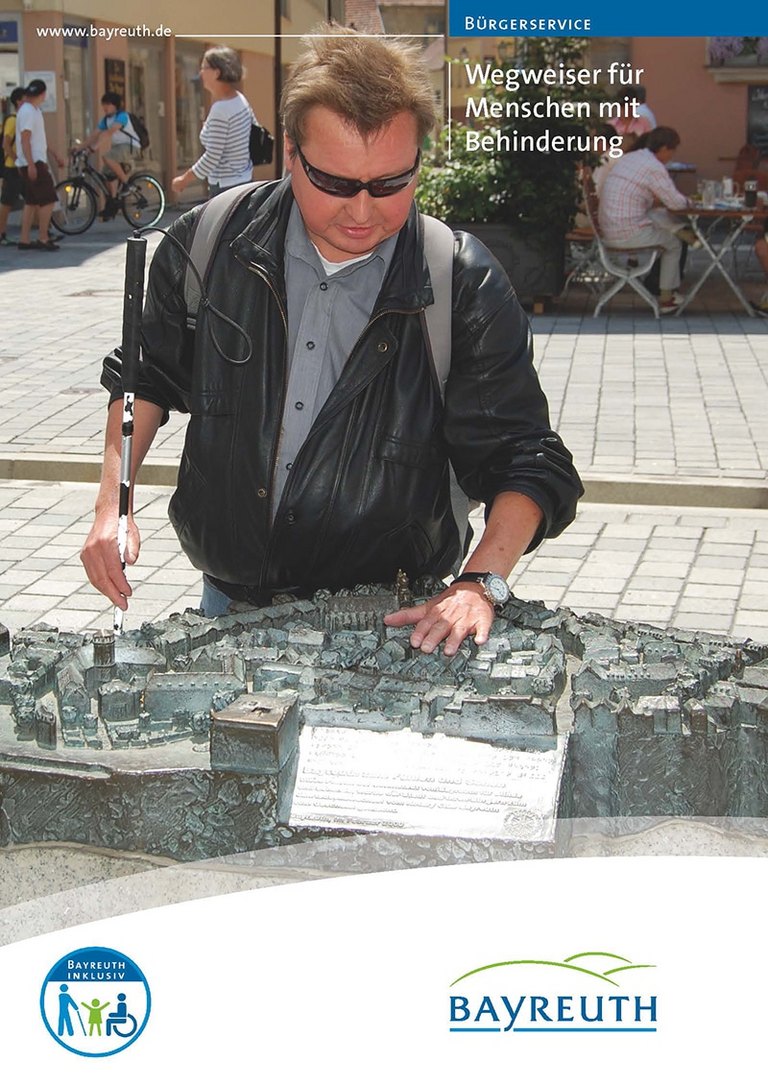 Cover Broschüre Wegweiser für Menschen mit Behinderung