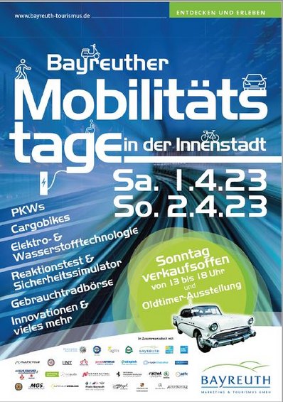 Plakat zu den Bayreuther Mobilitaetstagen 2023