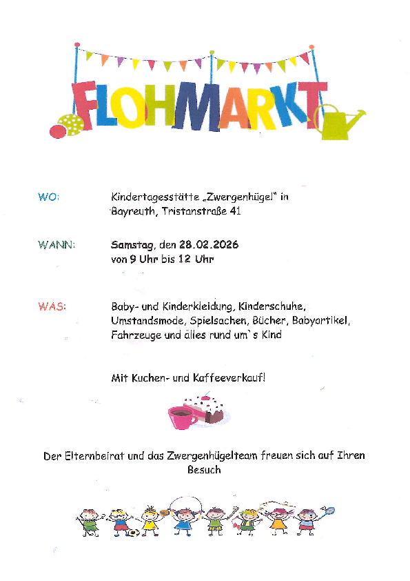 Flyer Kinderflohmarkt