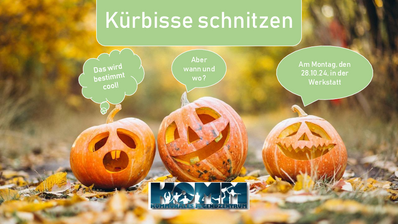 Flyer zum Kuerbis schnitzen