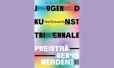 Plakat zur Jugendkunsttriennale 2024