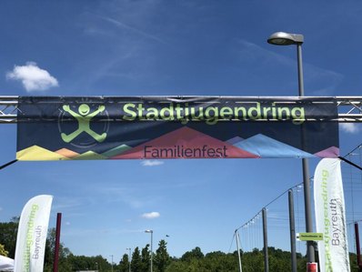 Banner Familienfest Stadtjugendring