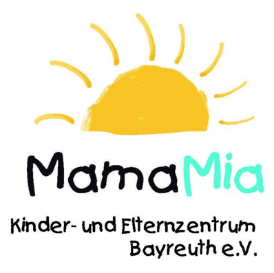 das Logo von Mama Mia, eine Sonne