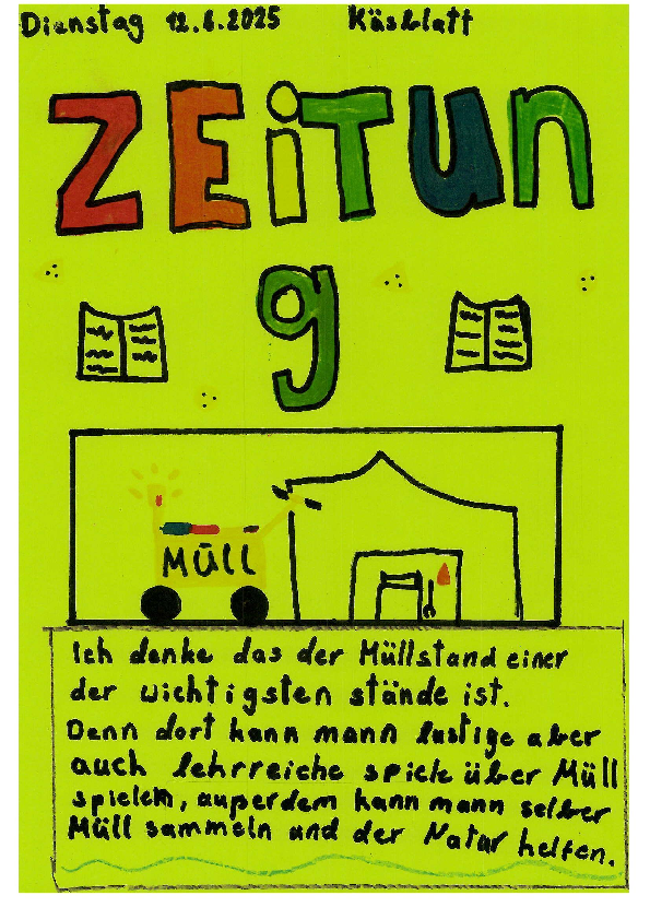 Kaesblaettla vom Dienstag