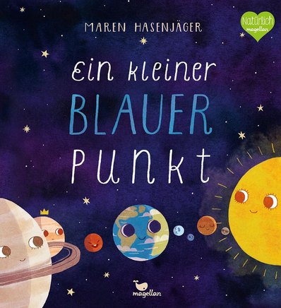 Cover zum Buch, ein kleiner blauer Punkt