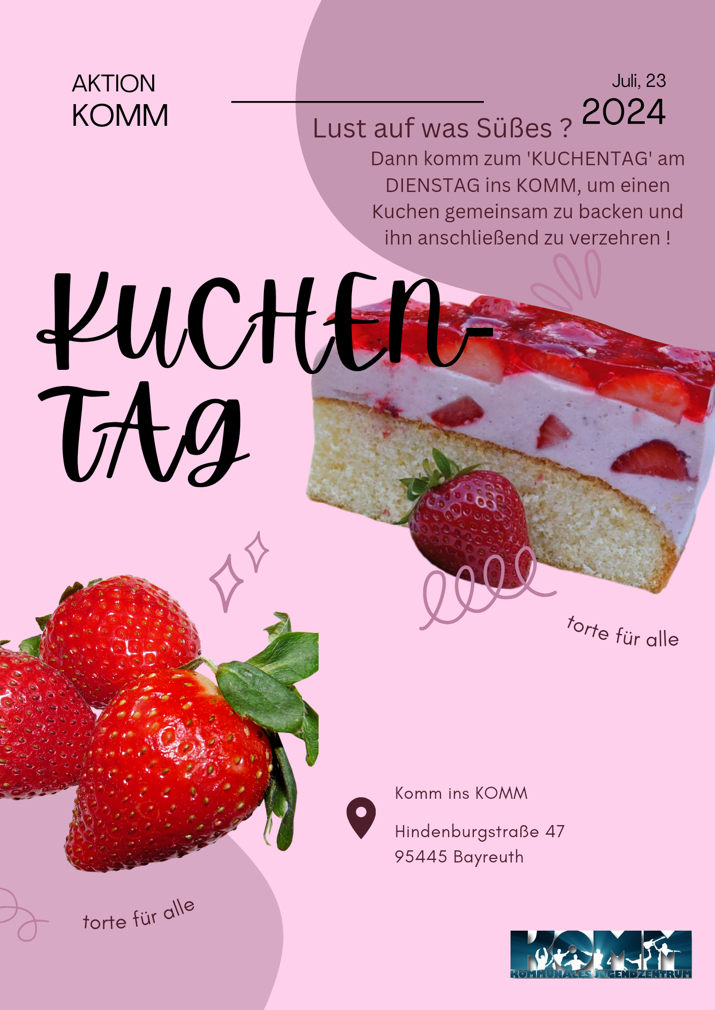 Flyer zum Kuchentag