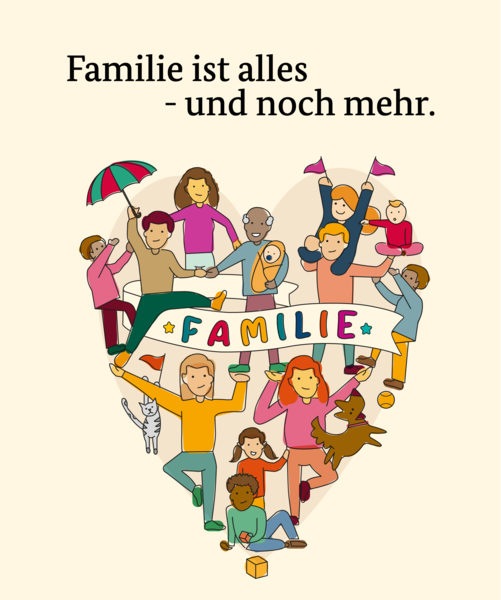 Plakat zum Internationalen Tag der Familie