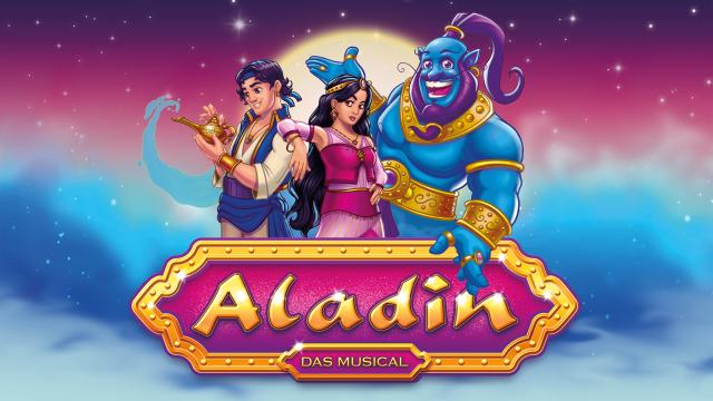Plakat für das Musical Aladin