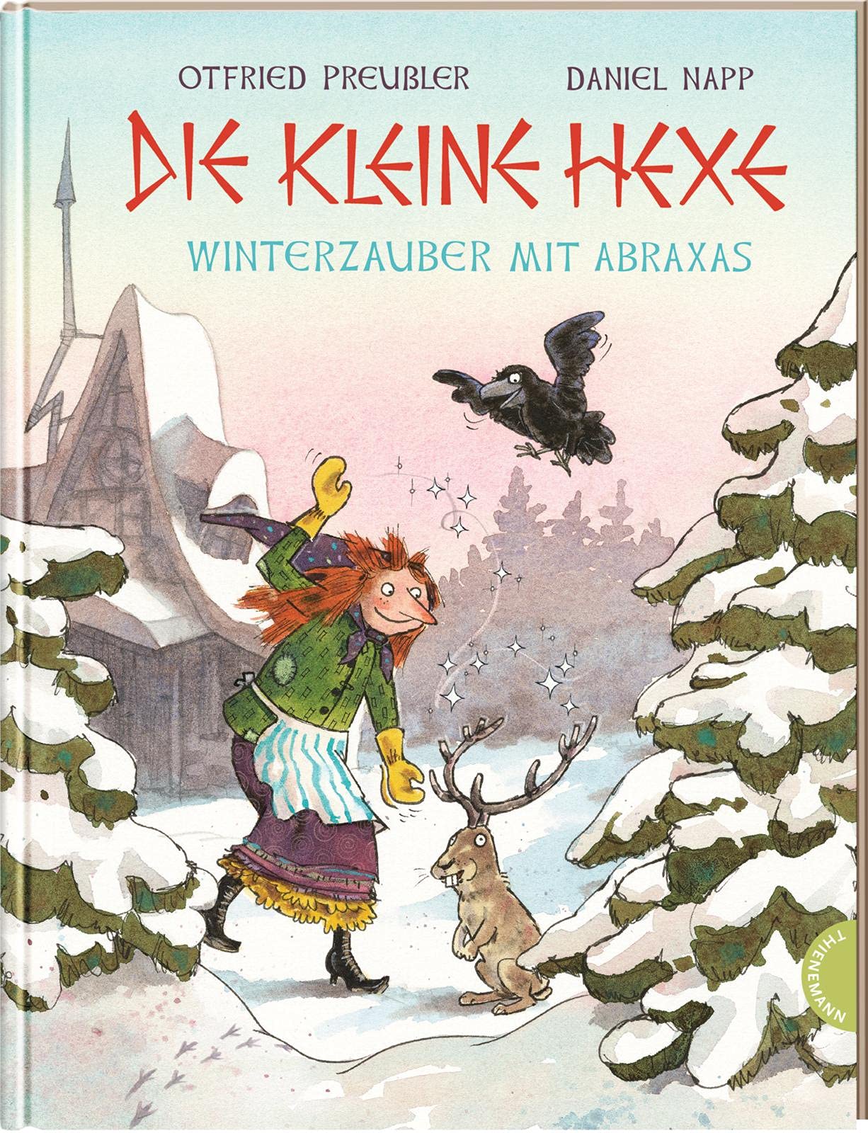 Cover zum Buch die kleine Hexe, Winterzauber mit Abraxas