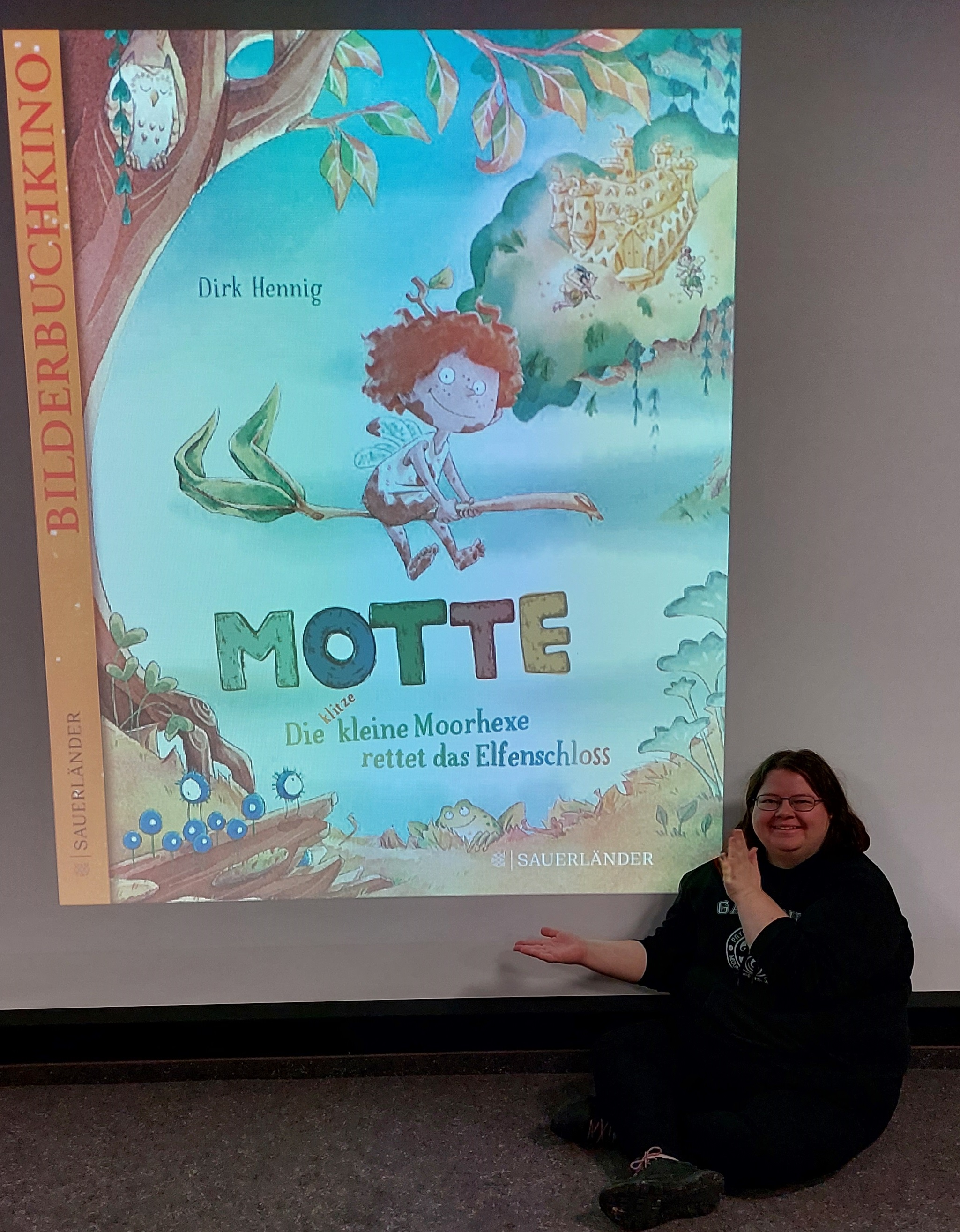 Cover des Buches Motte, die klitzekleine Moorhexe rettet das Elfenschloss