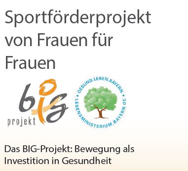 Deckblatt Flyer Sportfoerderung von Frauen fuer Frauen 