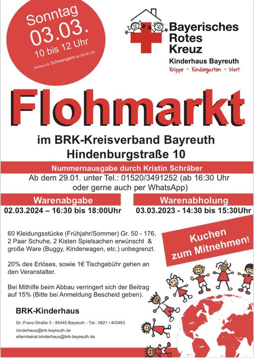 Flyer Flohmarkt BRK