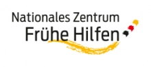 Logo Nationales Zentrum Frühe Hilfen schwarz auf weißem Hintergrund