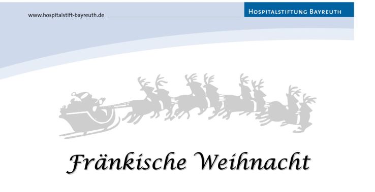 Plakat zur Fraenkischen Weihnacht