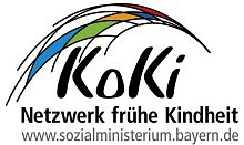 Logo KoKi, Netzwerk frühe Kindheit