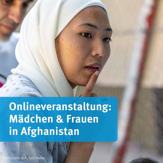 Plakat zur Veranstaltung Maedchen und Frauen in Afghanistan