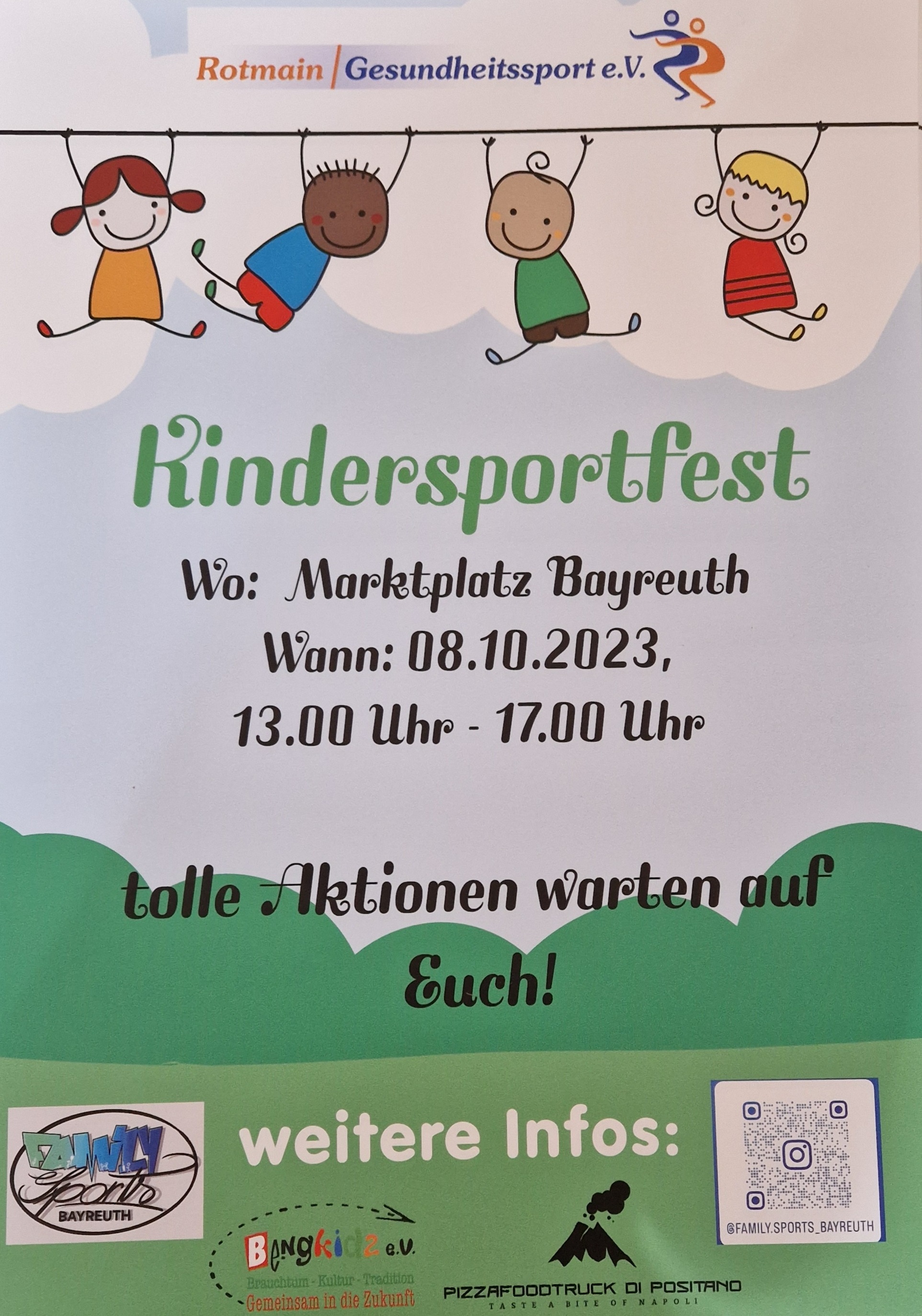 Plakat zum Kindersportfest