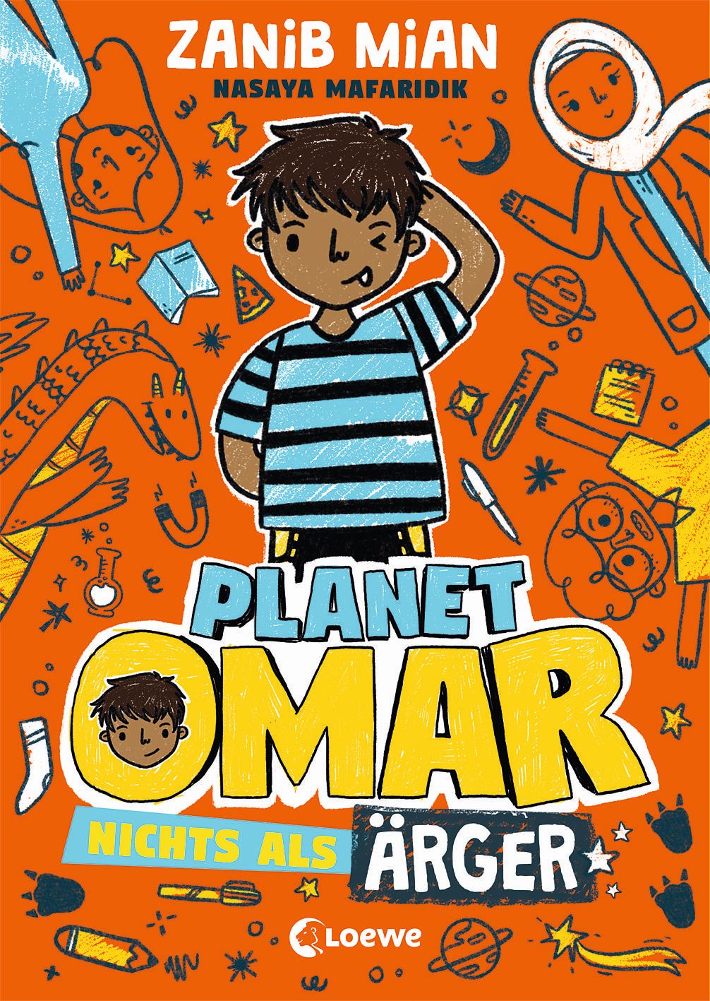 Junge mit blau-weiß-gestreiftem T-Shirt auf dem Buchcover