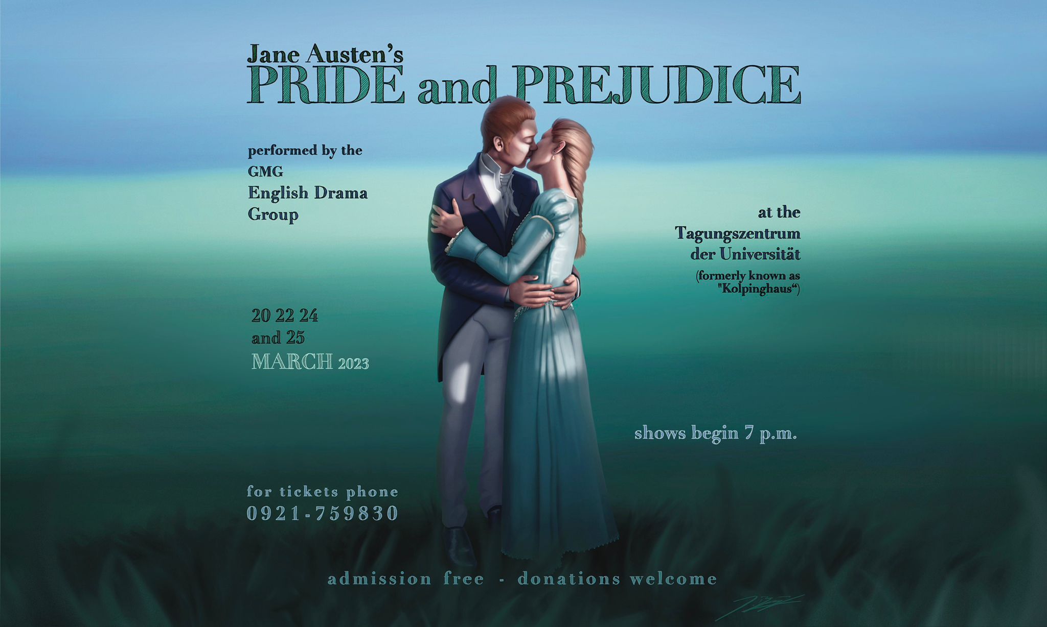 Plakat zu Jane Austen´s Pride and Prejudice